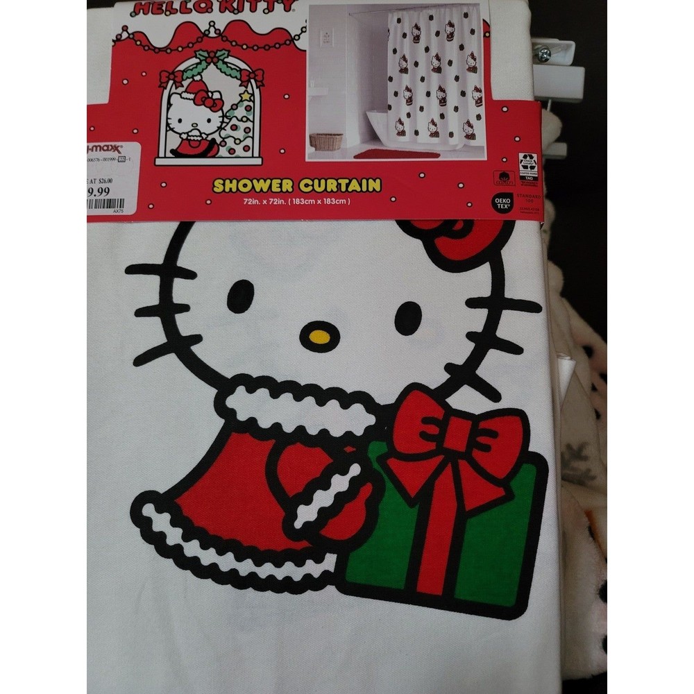 Hello Kitty shower curtain